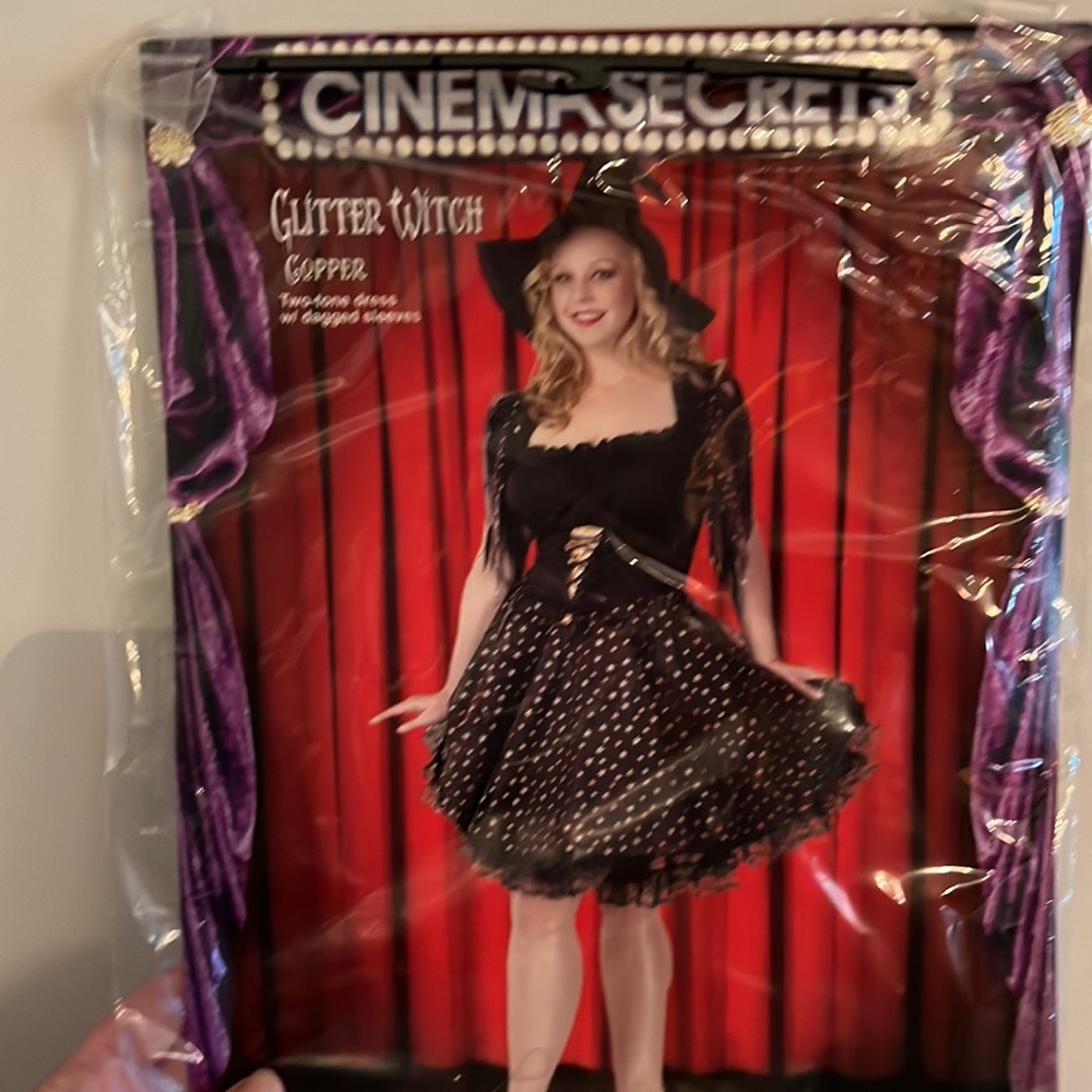 Plus-size Halloween witch costume dress - Picture 4 of 7